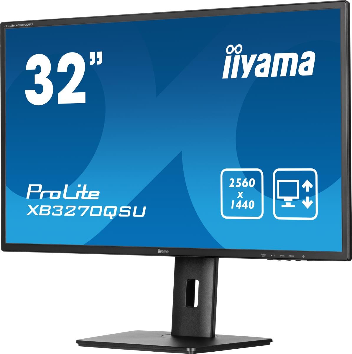 IiYAMA Desktop Monitor - ProLite XB3270QSU-B1 - 32in - 2560x1440 (WQHD) - Black