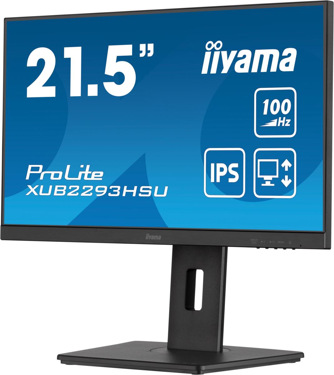IiYAMA Desktop Monitor - PROLITE XUB2293HSU-B7 - 22in - 1920x1080 (FHD) - Black