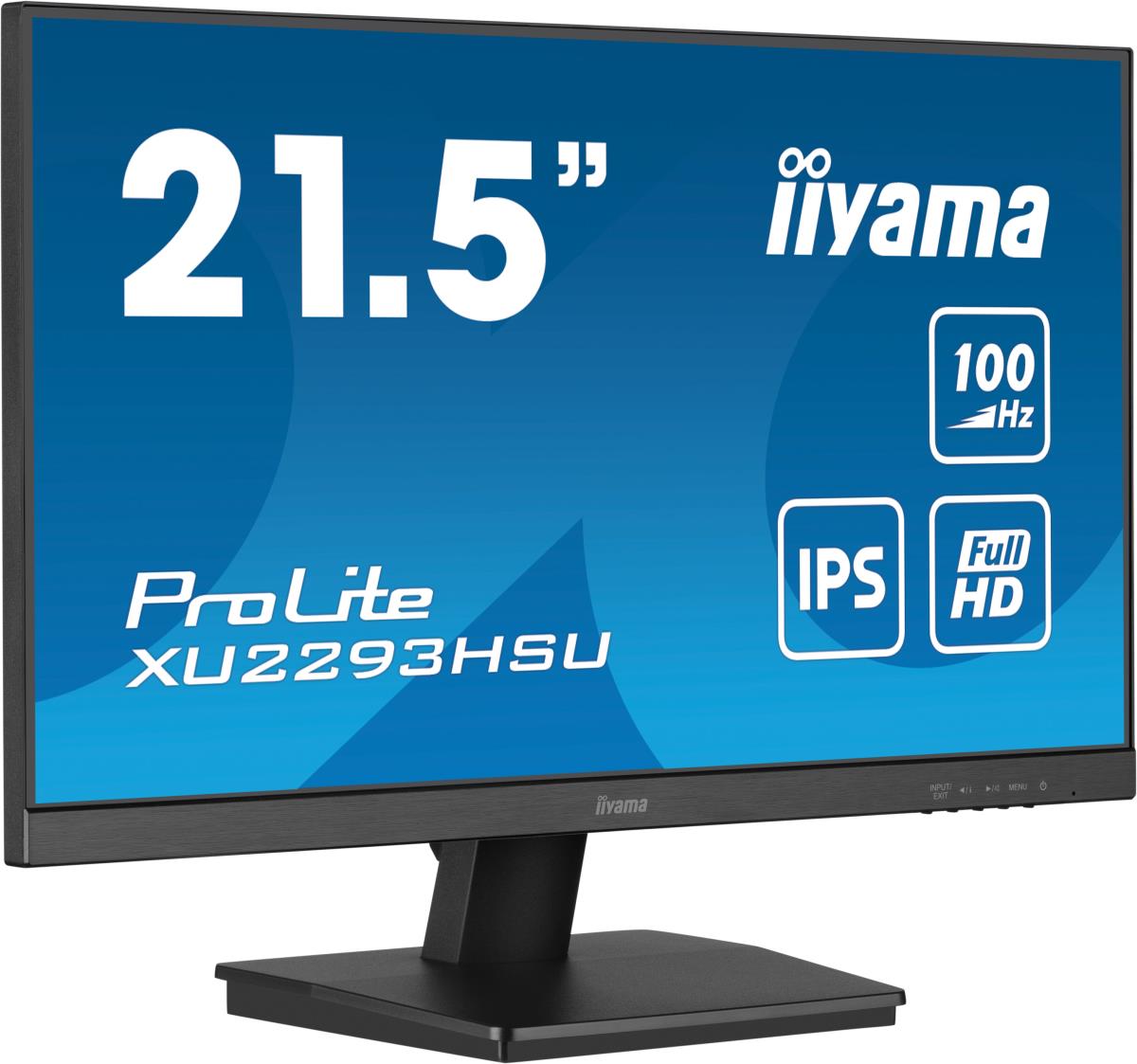 IiYAMA Desktop Monitor - ProLite XU2293HSU-B7 - 22in - 1920x1080 (FHD) - Black