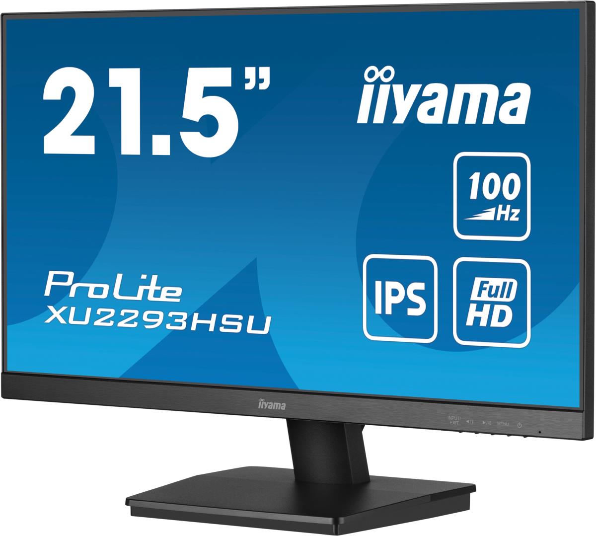 IiYAMA Desktop Monitor - ProLite XU2293HSU-B7 - 22in - 1920x1080 (FHD) - Black