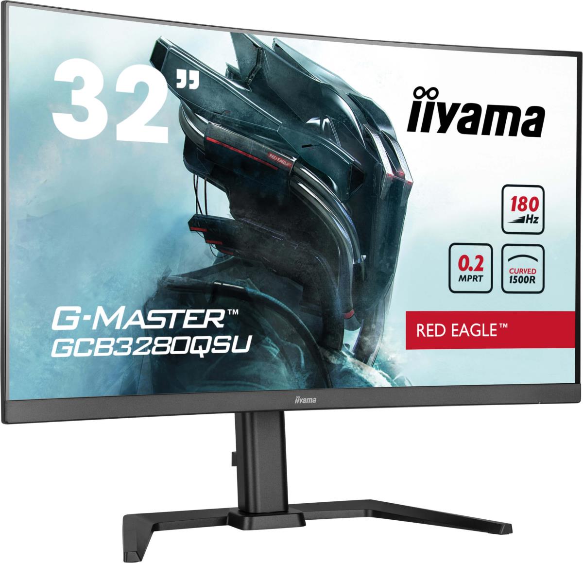 IiYAMA Desktop Monitor - G-MASTER GCB3280QSU-B2 - 32in - 2560x1440 (WQHD) - Black