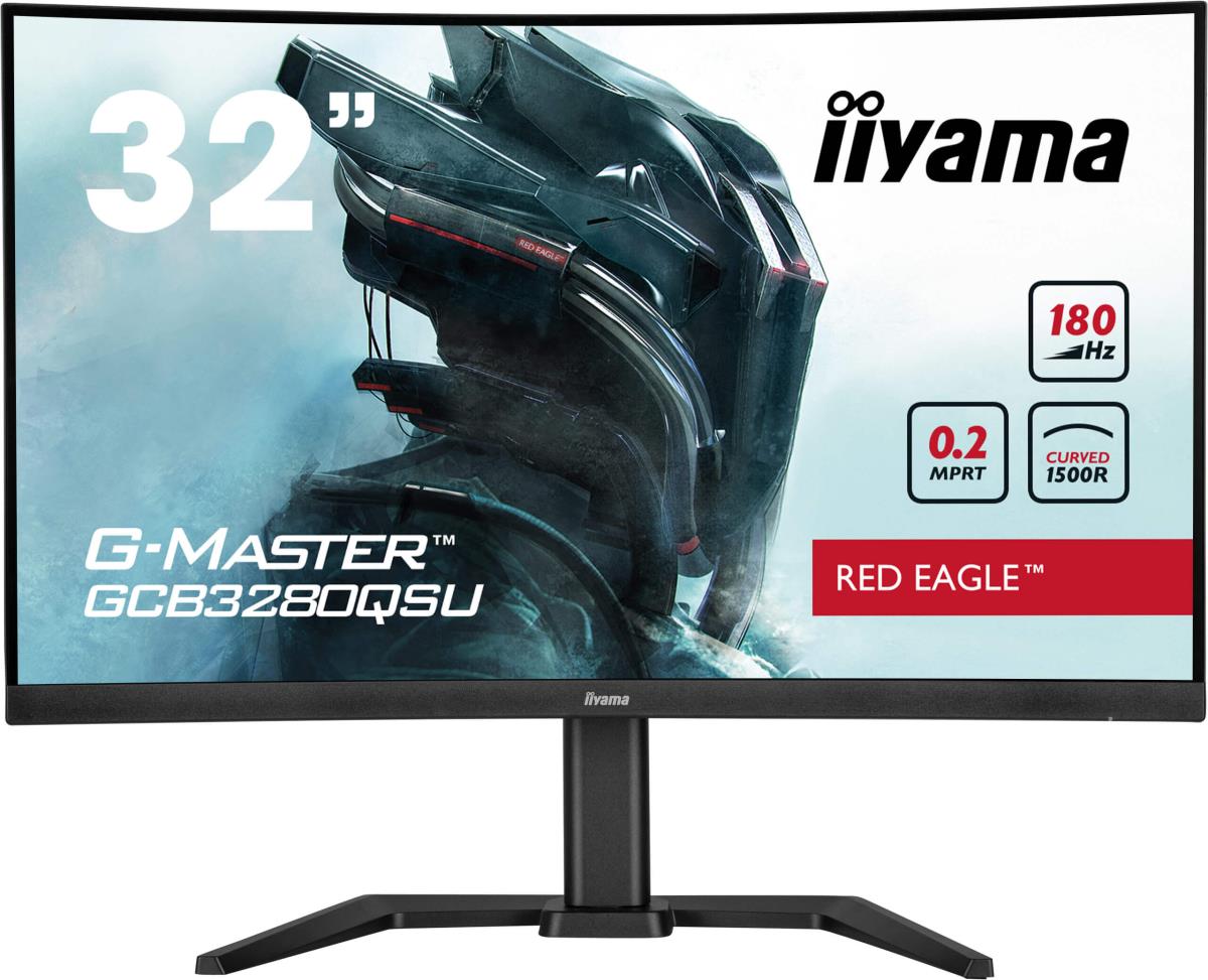 IiYAMA Desktop Monitor - G-MASTER GCB3280QSU-B2 - 32in - 2560x1440 (WQHD) - Black
