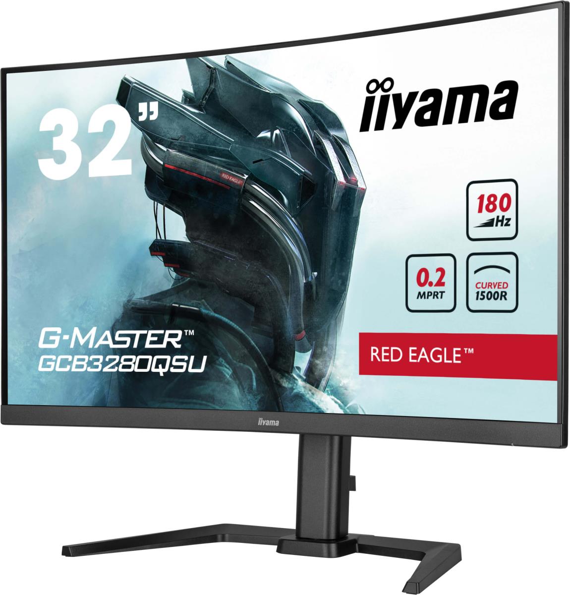 IiYAMA Desktop Monitor - G-MASTER GCB3280QSU-B2 - 32in - 2560x1440 (WQHD) - Black