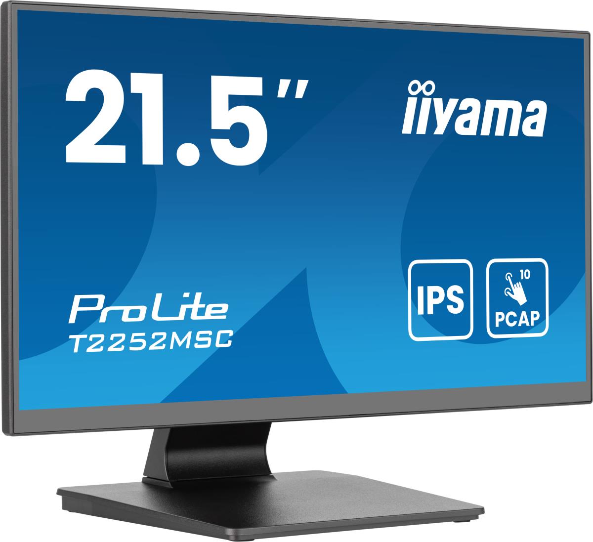 IiYAMA Touch Monitor - PROLITE T2252MSC-B2AG - 22in - 1920x1080 (FHD) - Black