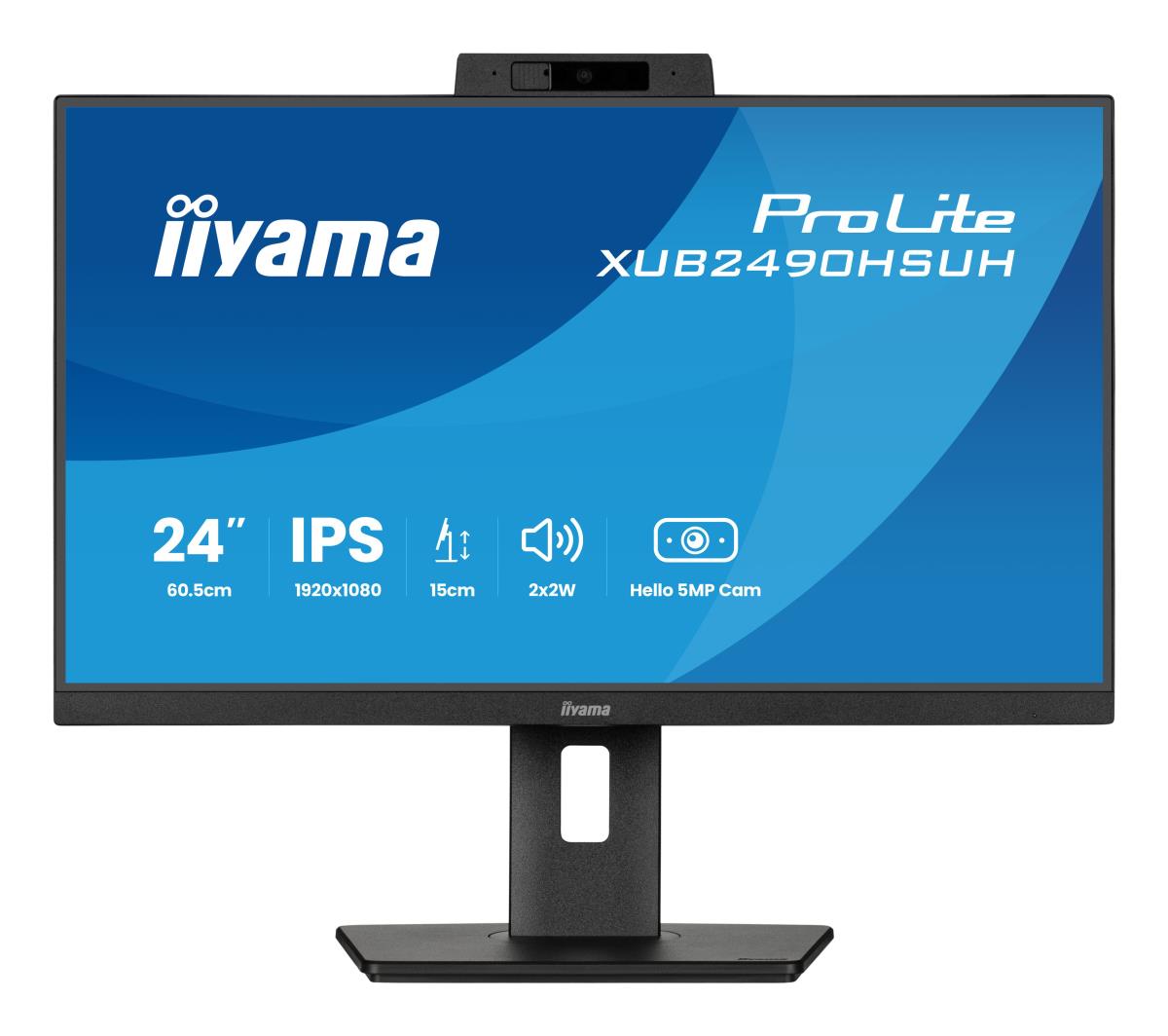 IiYAMA Desktop Monitor - ProLite XUB2490HSUH-B2 - 24in - 1920x1080 (FHD) - Black
