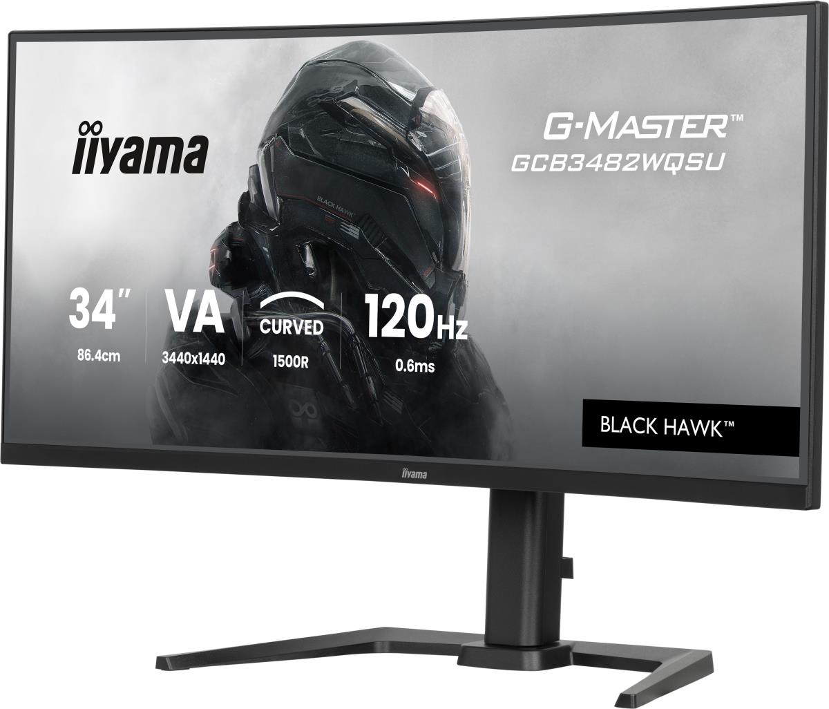 IiYAMA Desktop Monitor - G-MASTER GCB3482WQSU-B1 - 34in - 3440x1440 (UWQHD) - Black