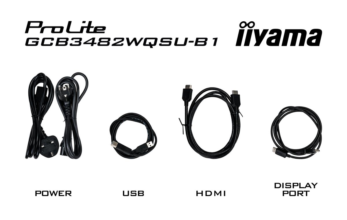 IiYAMA Desktop Monitor - G-MASTER GCB3482WQSU-B1 - 34in - 3440x1440 (UWQHD) - Black