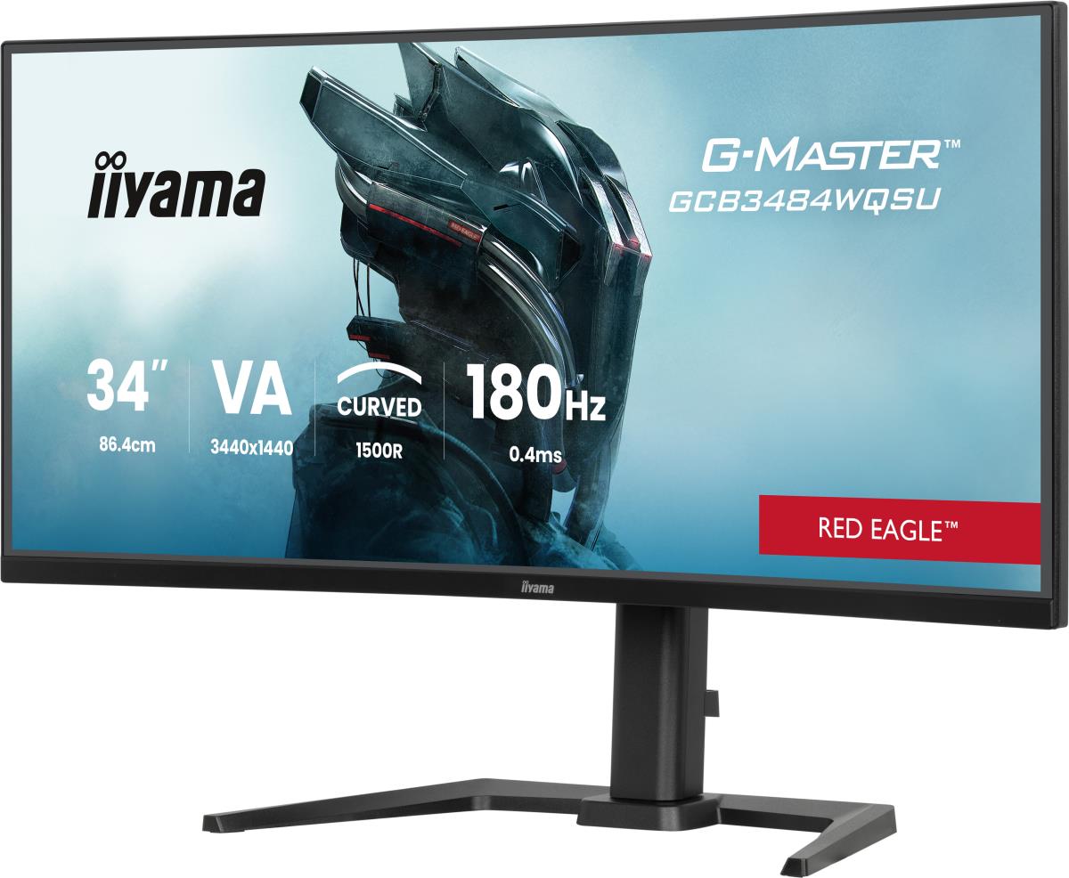 IiYAMA Desktop Monitor - G-MASTER GCB3484WQSU-B1 - 34in - 3440x1440 (UWQHD) - Black