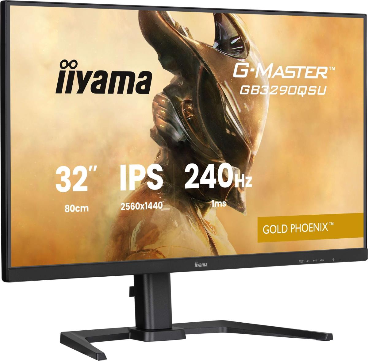 IiYAMA Desktop Monitor - G-MASTER GB3290QSU-B1 - 32in - 2560x1440 (QHD) - Black