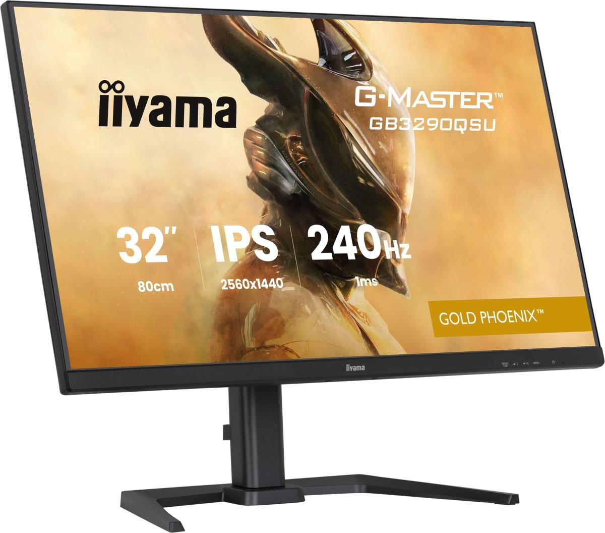 IiYAMA Desktop Monitor - G-MASTER GB3290QSU-B1 - 32in - 2560x1440 (QHD) - Black