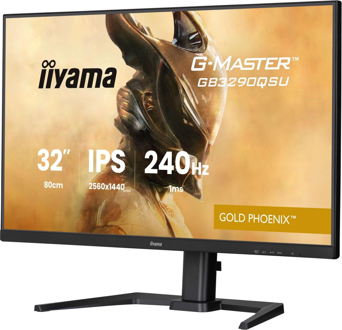IiYAMA Desktop Monitor - G-MASTER GB3290QSU-B1 - 32in - 2560x1440 (QHD) - Black