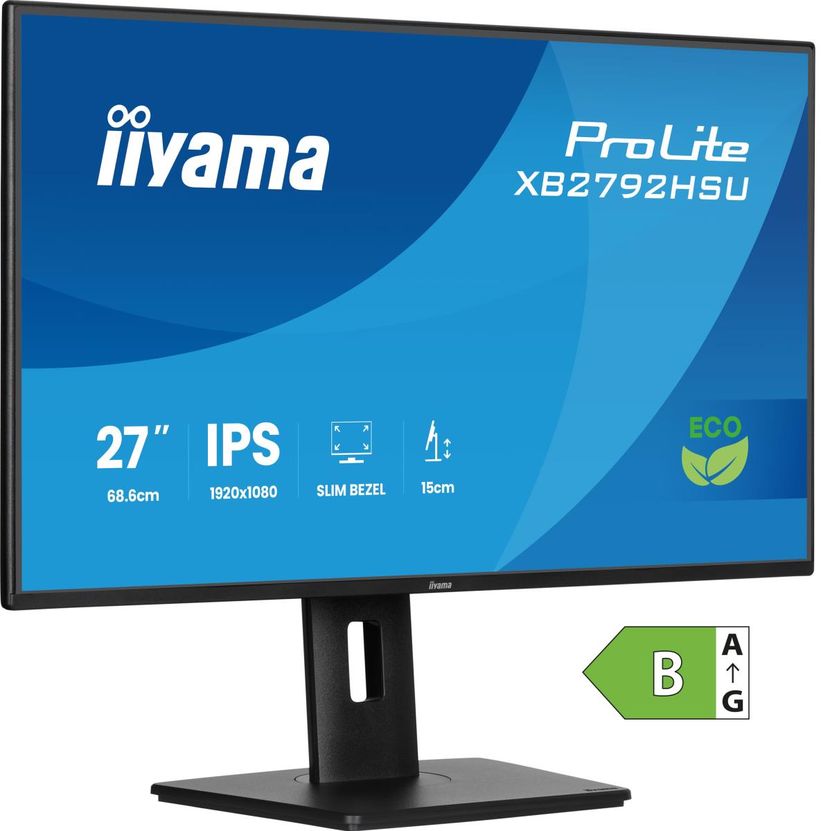IiYAMA Desktop Monitor - ProLite XB2792HSU-B1 - 27in - 1920x1080 - Black