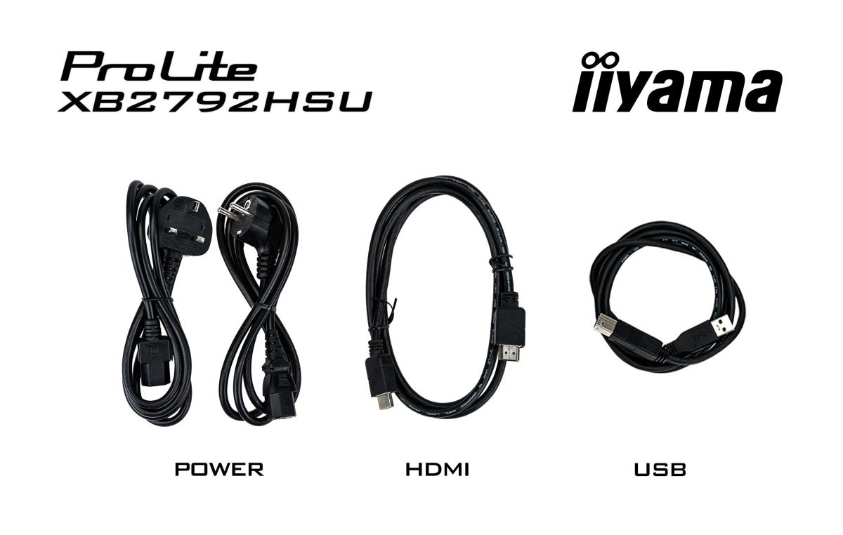 IiYAMA Desktop Monitor - ProLite XB2792HSU-B1 - 27in - 1920x1080 - Black