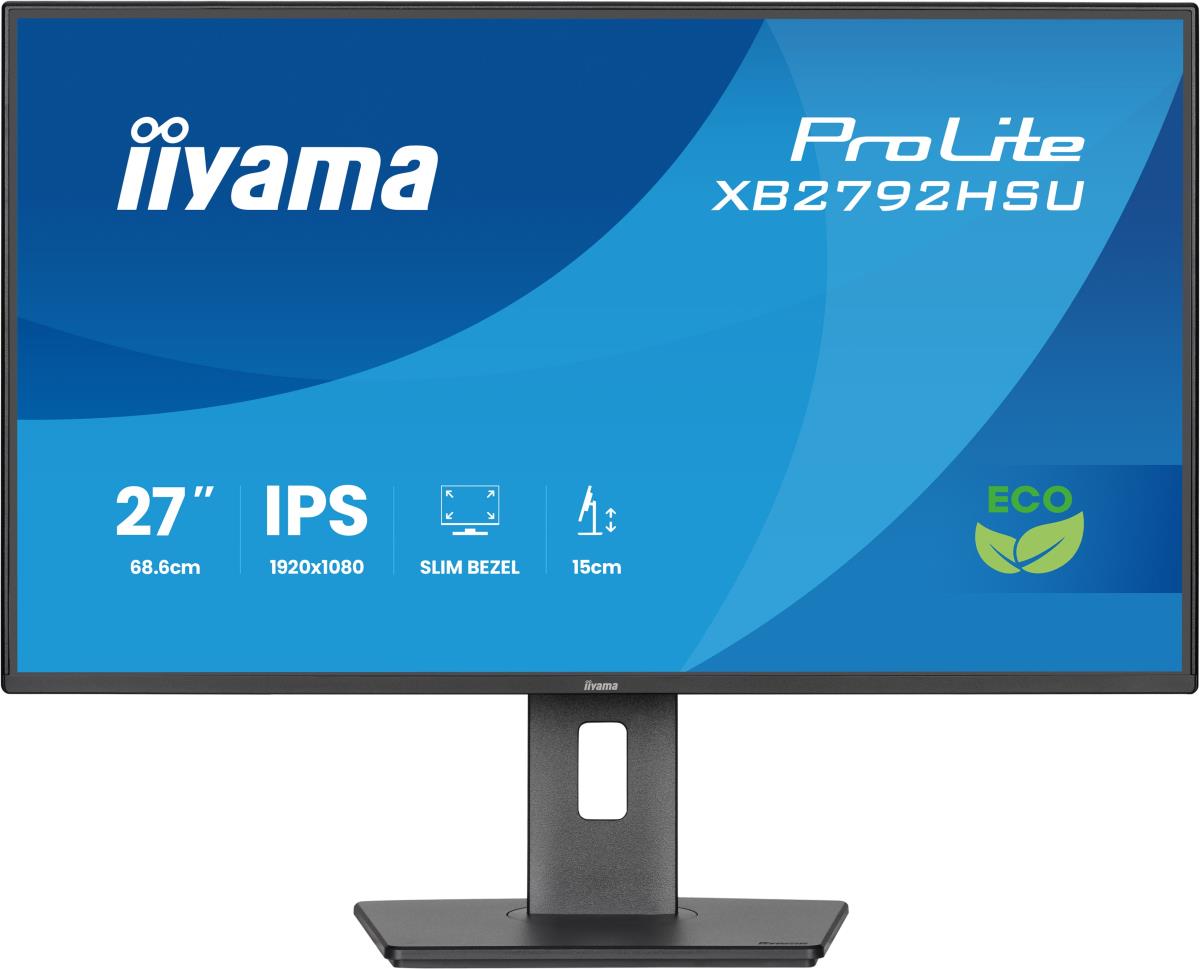 IiYAMA Desktop Monitor - ProLite XB2792HSU-B1 - 27in - 1920x1080 - Black