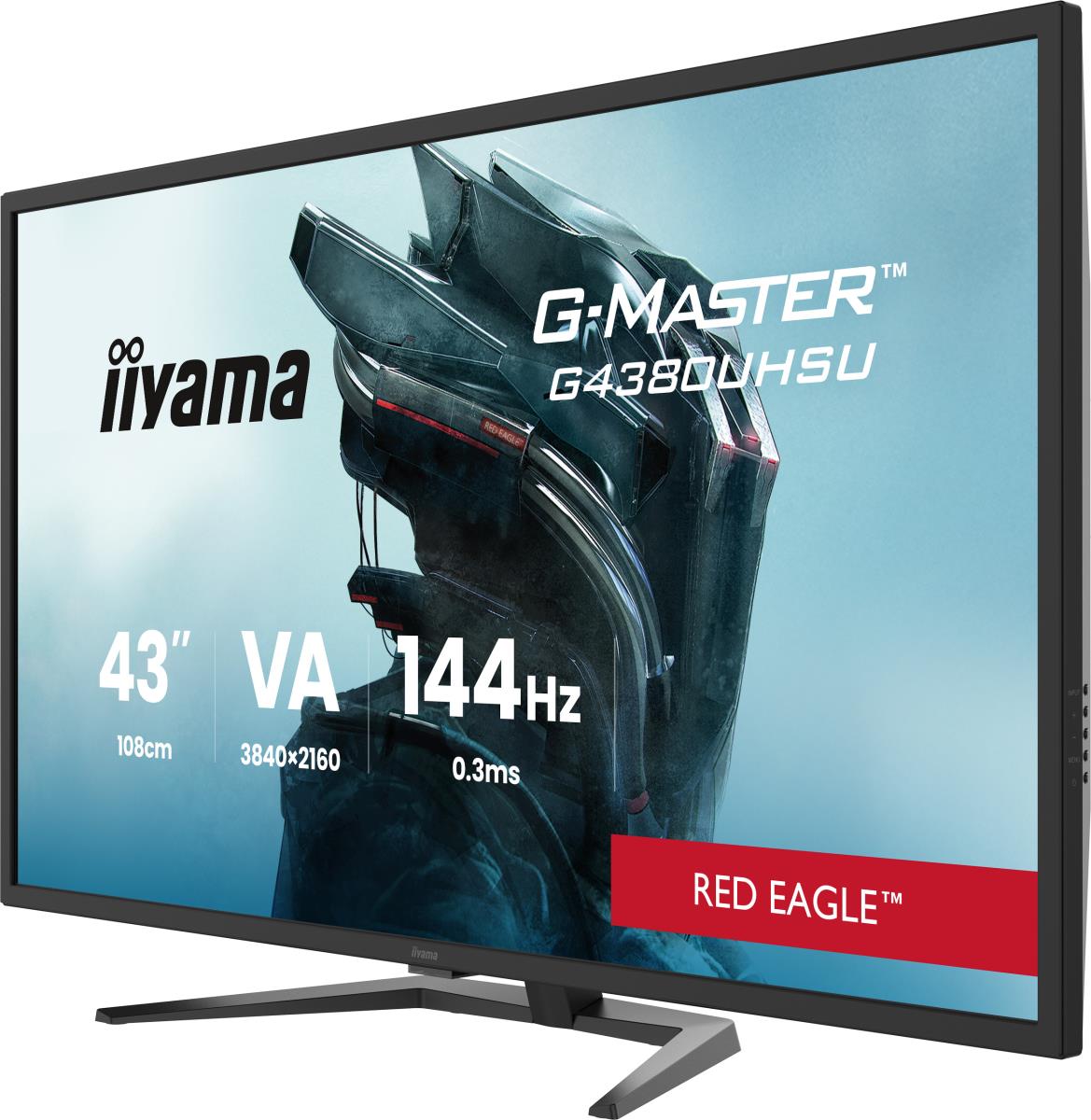 IiYAMA Desktop Monitor - G-MASTER G4380UHSU-B2 - 43in - 3840x2160 (UHD) - Black
