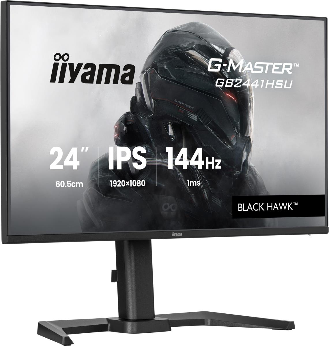 IiYAMA Desktop Monitor - G-MASTER GB2441HSU-B1 - 24in - 1920x1080 (FHD) - Black