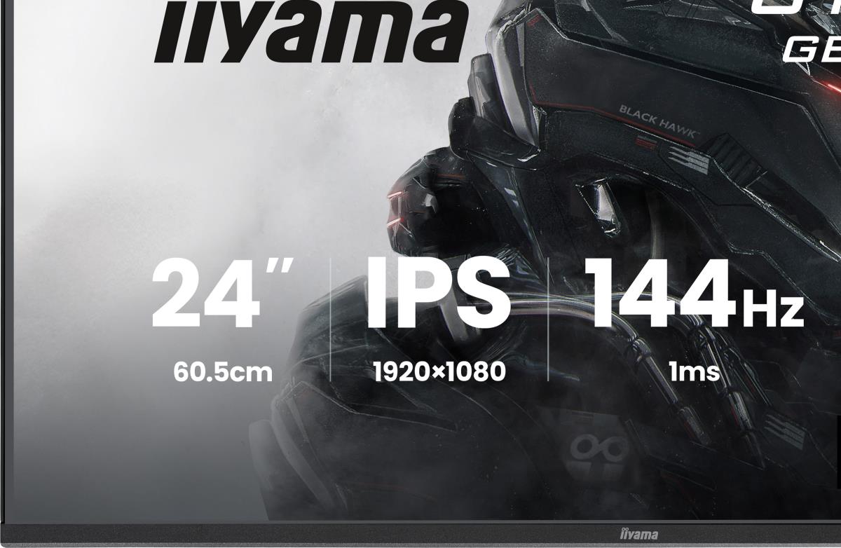 IiYAMA Desktop Monitor - G-MASTER GB2441HSU-B1 - 24in - 1920x1080 (FHD) - Black