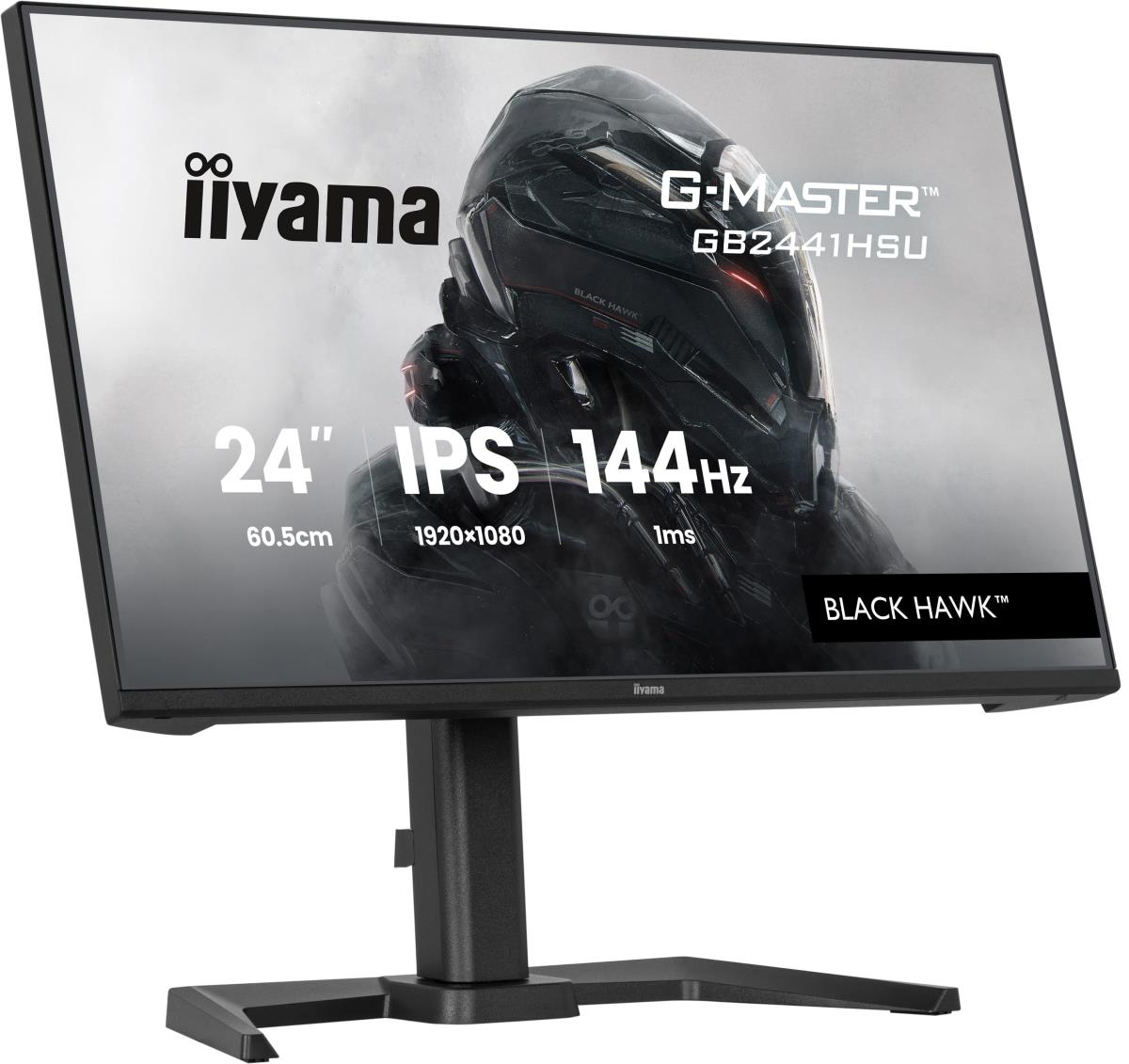 IiYAMA Desktop Monitor - G-MASTER GB2441HSU-B1 - 24in - 1920x1080 (FHD) - Black