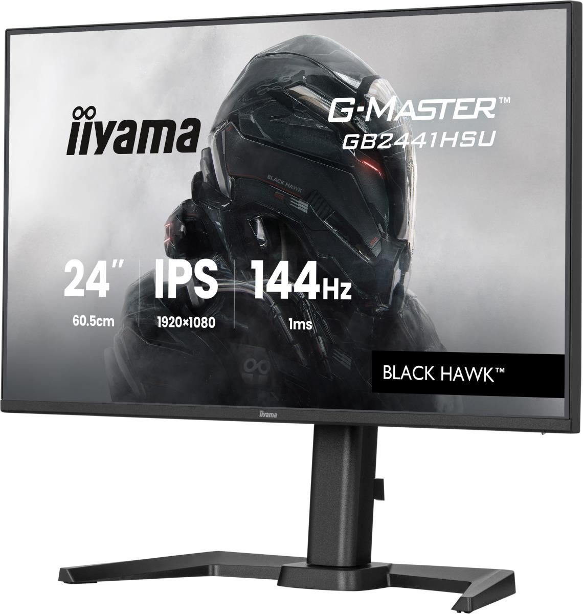 IiYAMA Desktop Monitor - G-MASTER GB2441HSU-B1 - 24in - 1920x1080 (FHD) - Black