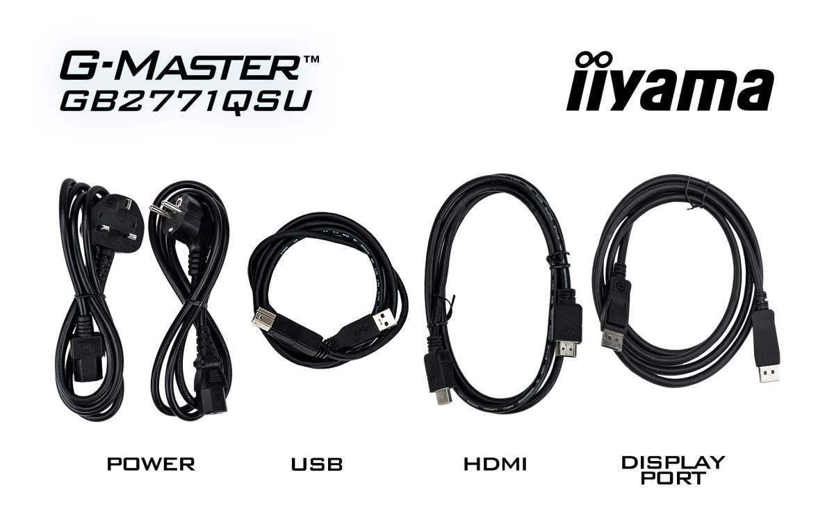 IiYAMA Desktop Monitor - G-MASTER GB2771QSU-B1 - 27in - 2560x1440 (WQHD) - Black