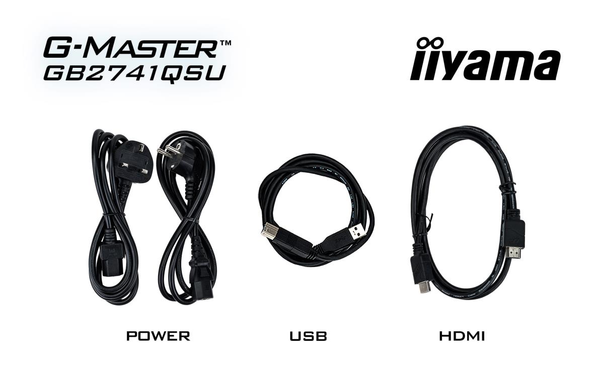 IiYAMA Desktop Monitor - G-MASTER GB2741QSU-B1 - 27in - 2560x1440 (WQHD) - Black