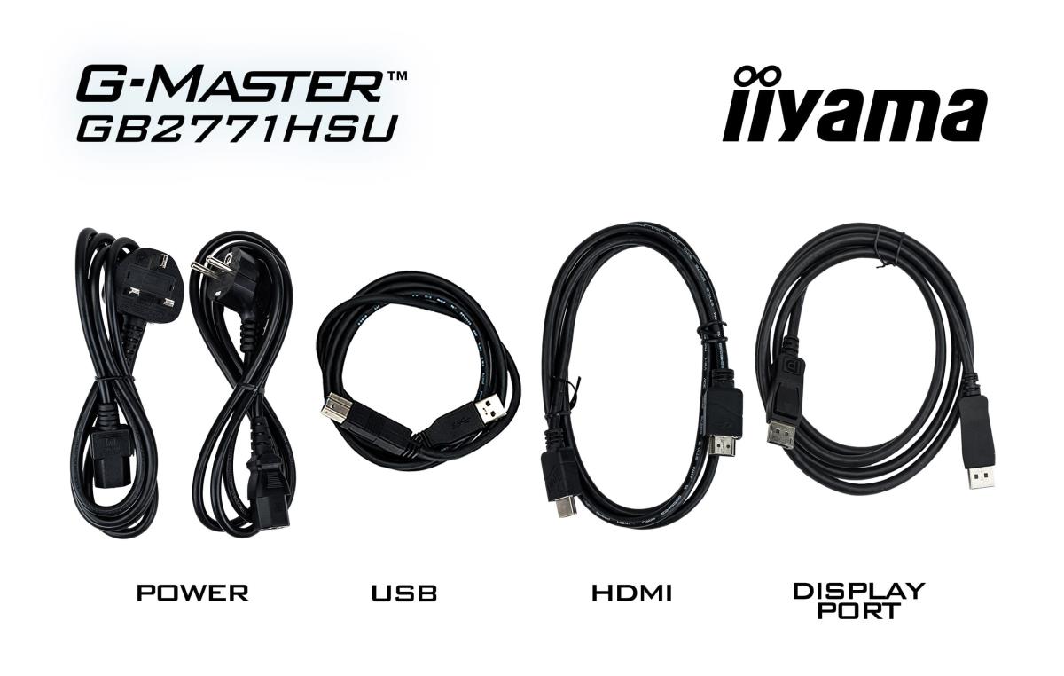 IiYAMA Desktop Monitor - G-MASTER GB2771HSU-B1 - 27in - 1920x1080 (FHD) - Black