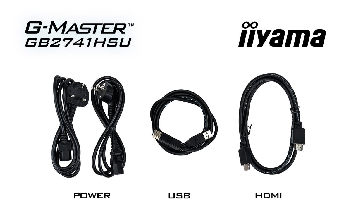 IiYAMA Desktop Monitor - G-MASTER GB2741HSU-B1 - 27in - 1920x1080 (FHD) - Black