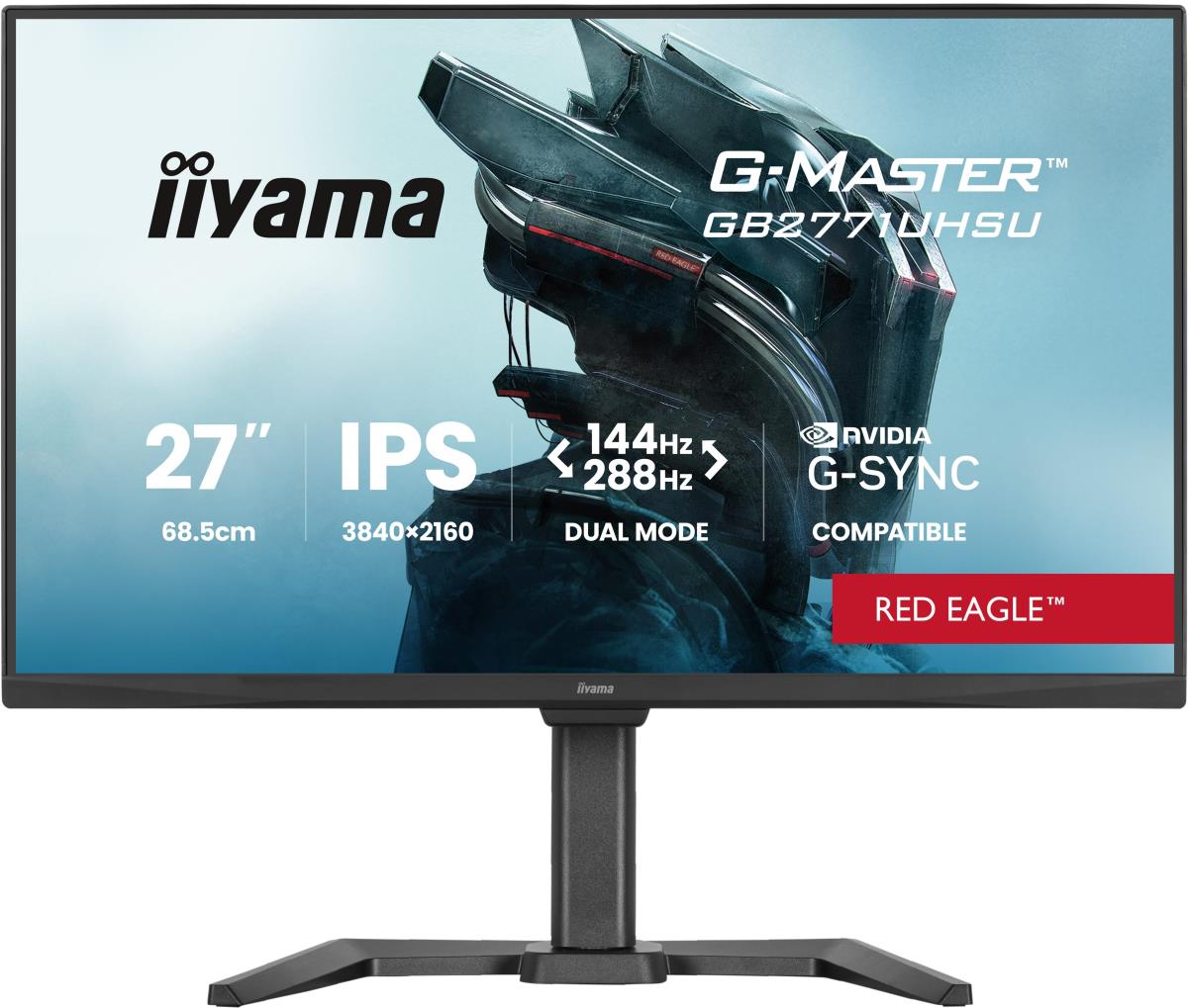 IiYAMA Desktop Monitor - G-MASTER GB2771UHSU-B1 - 27in - 1920x1080 (FHD) - Black