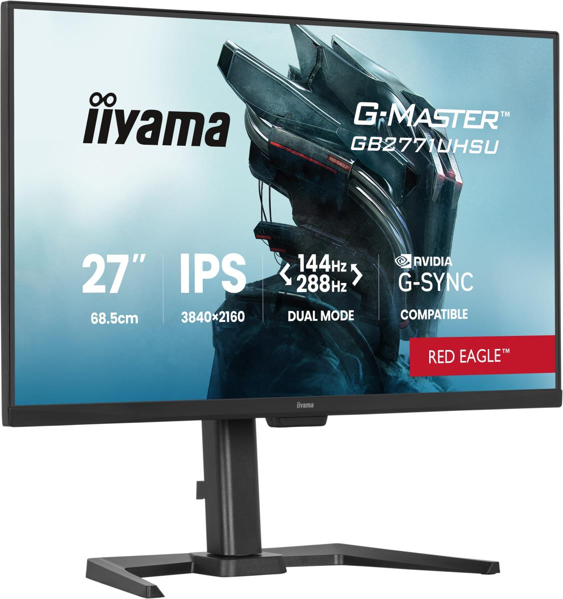 IiYAMA Desktop Monitor - G-MASTER GB2771UHSU-B1 - 27in - 1920x1080 (FHD) - Black