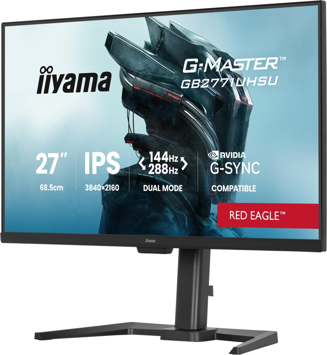 IiYAMA Desktop Monitor - G-MASTER GB2771UHSU-B1 - 27in - 1920x1080 (FHD) - Black
