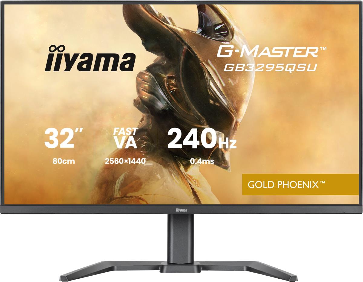 IiYAMA Desktop Monitor - G-MASTER GB3295QSU-B1 - 32in - 2560x1440 (WQHD) - Black