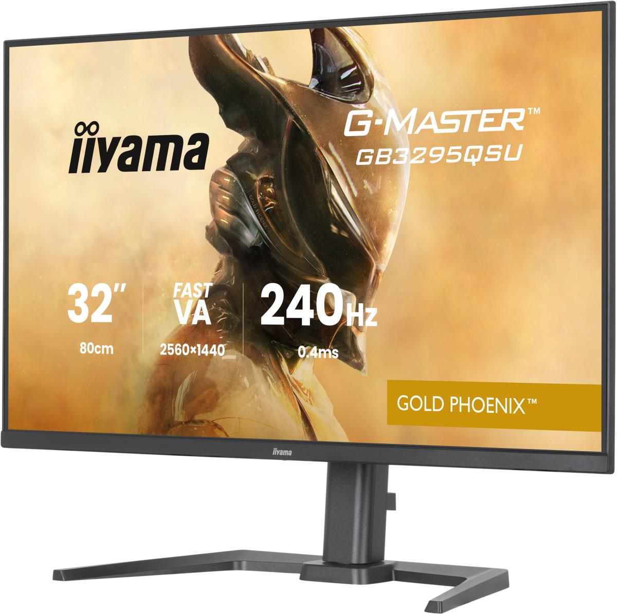 IiYAMA Desktop Monitor - G-MASTER GB3295QSU-B1 - 32in - 2560x1440 (WQHD) - Black