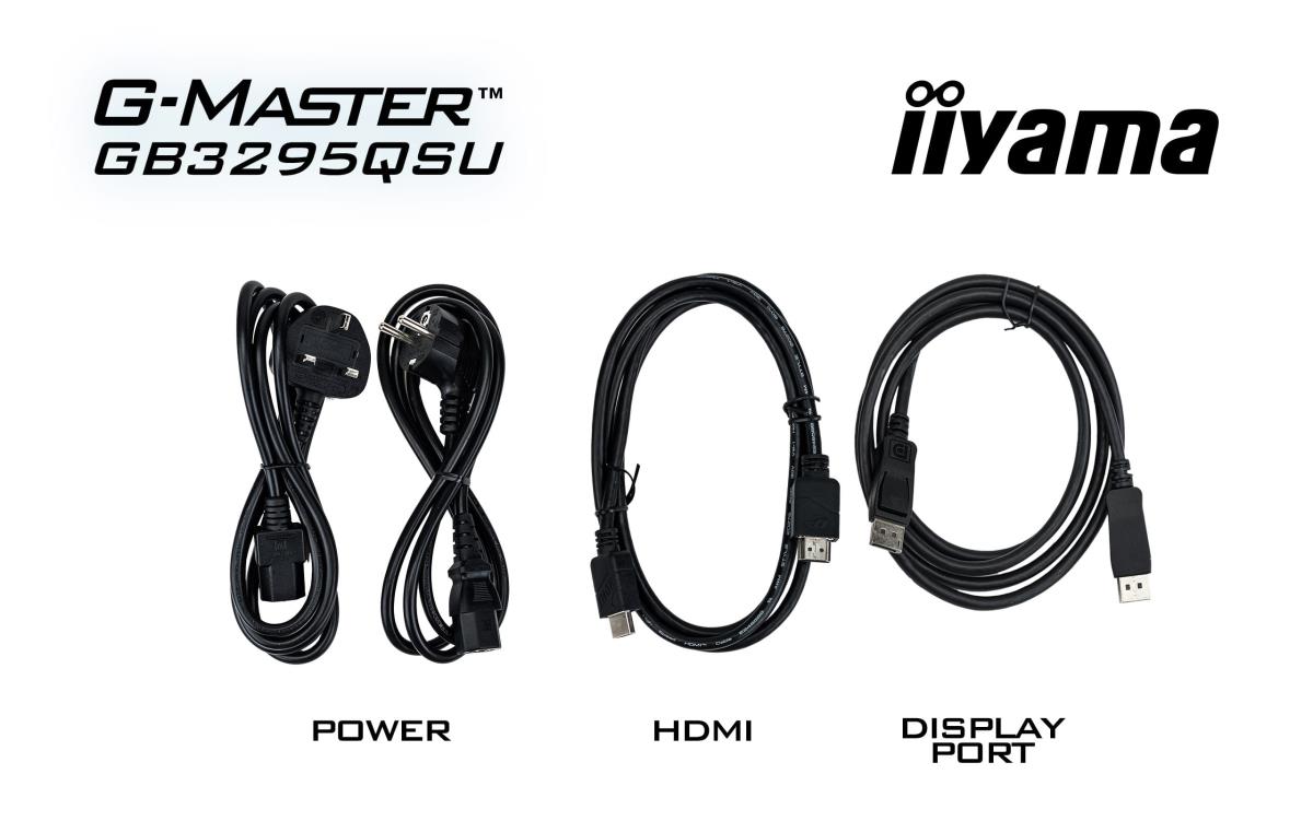 IiYAMA Desktop Monitor - G-MASTER GB3295QSU-B1 - 32in - 2560x1440 (WQHD) - Black