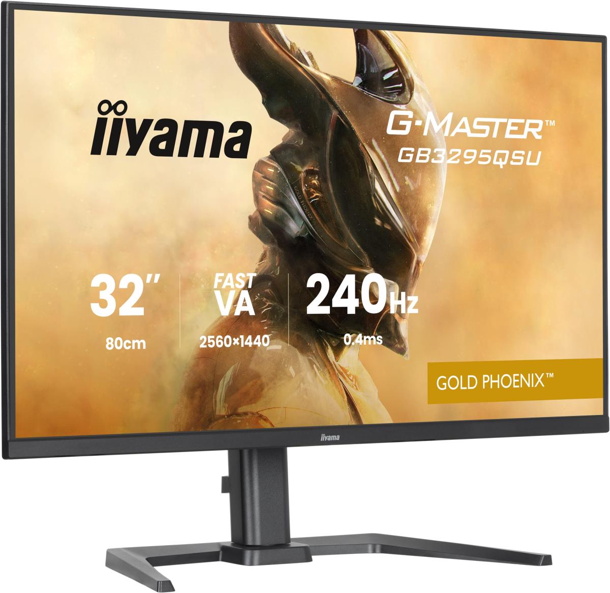 IiYAMA Desktop Monitor - G-MASTER GB3295QSU-B1 - 32in - 2560x1440 (WQHD) - Black