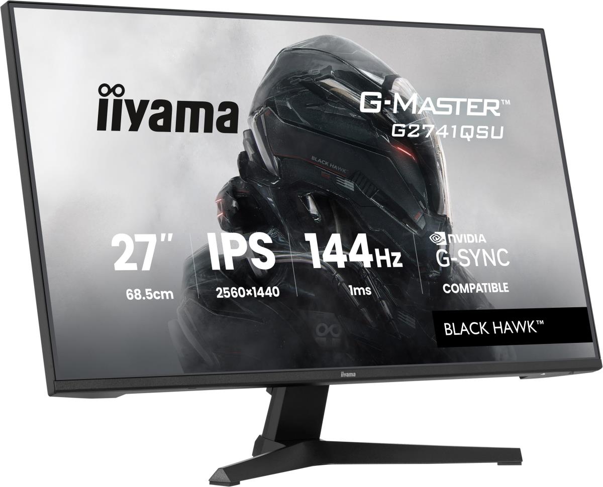 IiYAMA Desktop Monitor - G-MASTER G2741QSU-B1 - 27in - 2560x1440 (WQHD) - Black