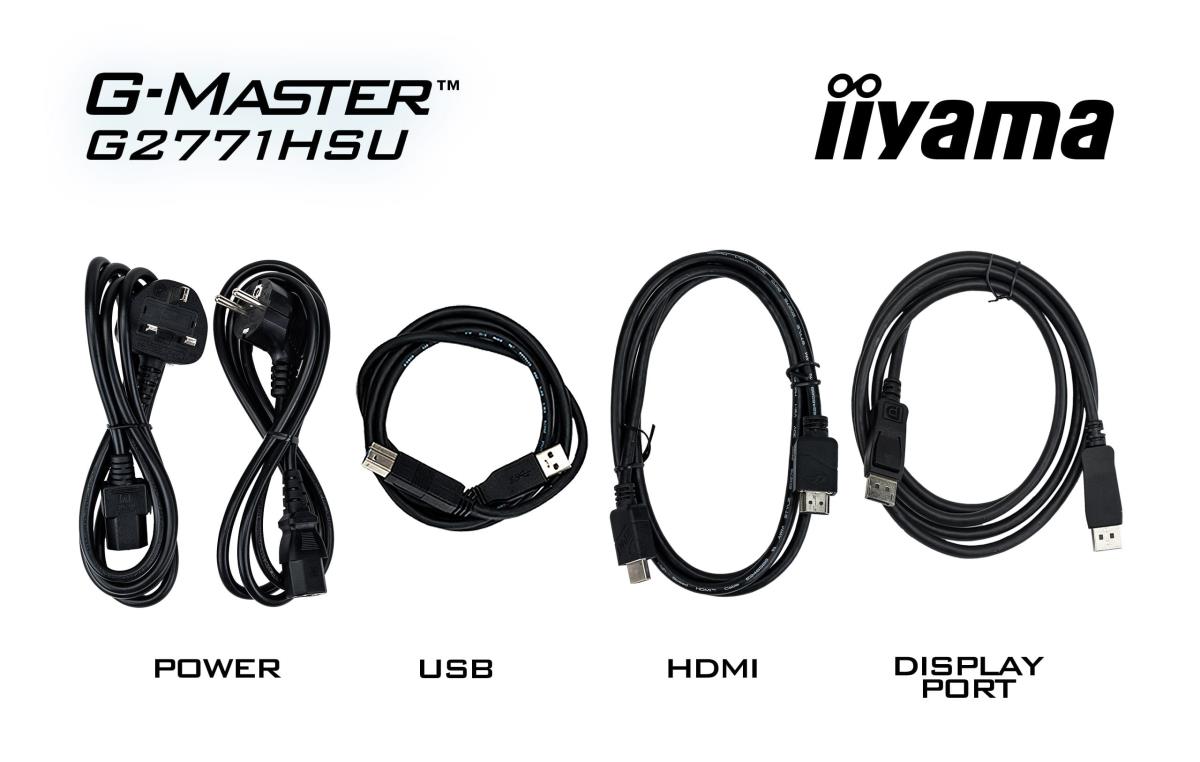 IiYAMA Desktop Monitor - G-MASTER G2771HSU-B1 - 27in - 1920x1080 (FHD) - Black