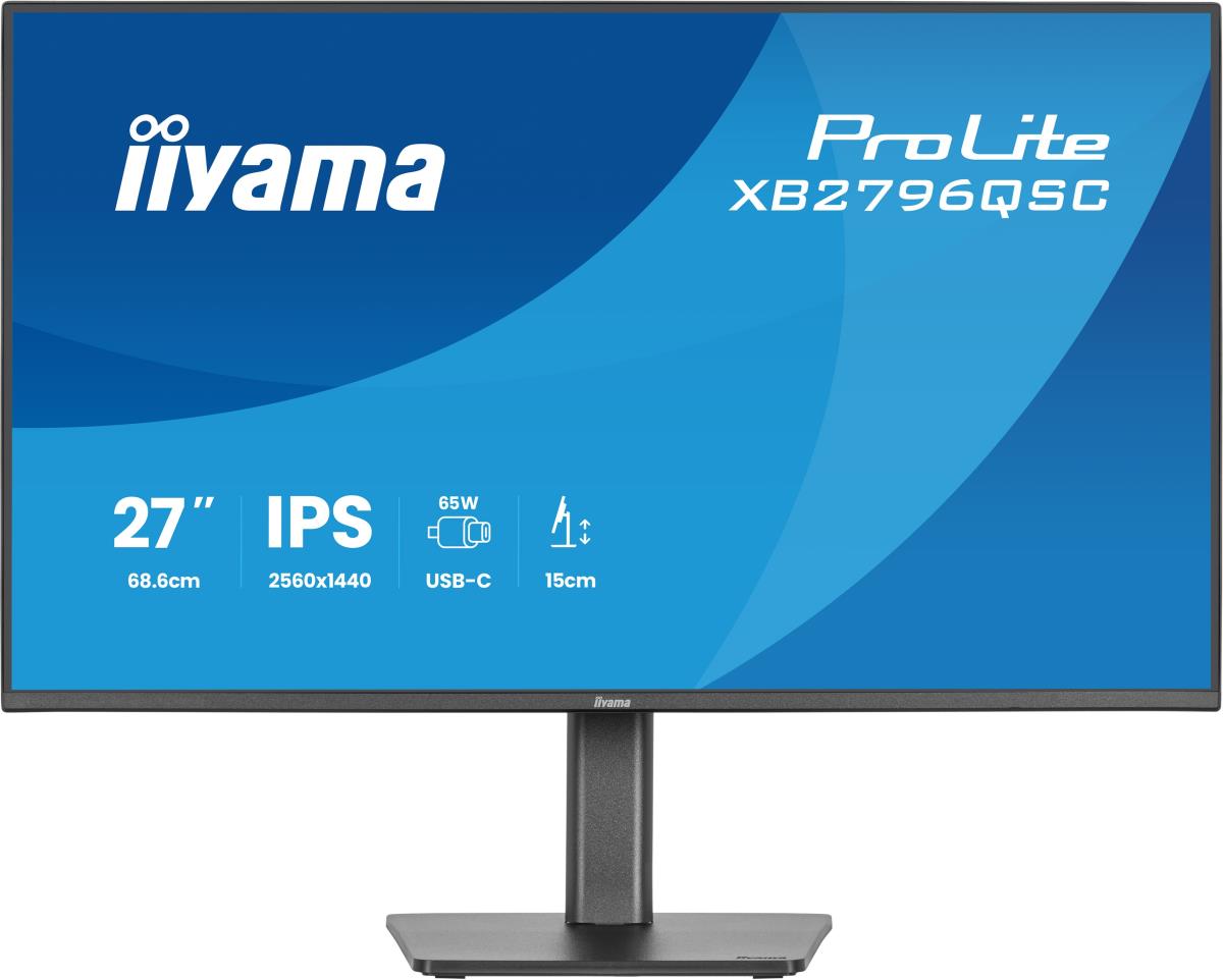 IiYAMA Desktop Monitor - ProLite XB2796QSC-B1 - 27in - 1920x1080 (FHD) - Black