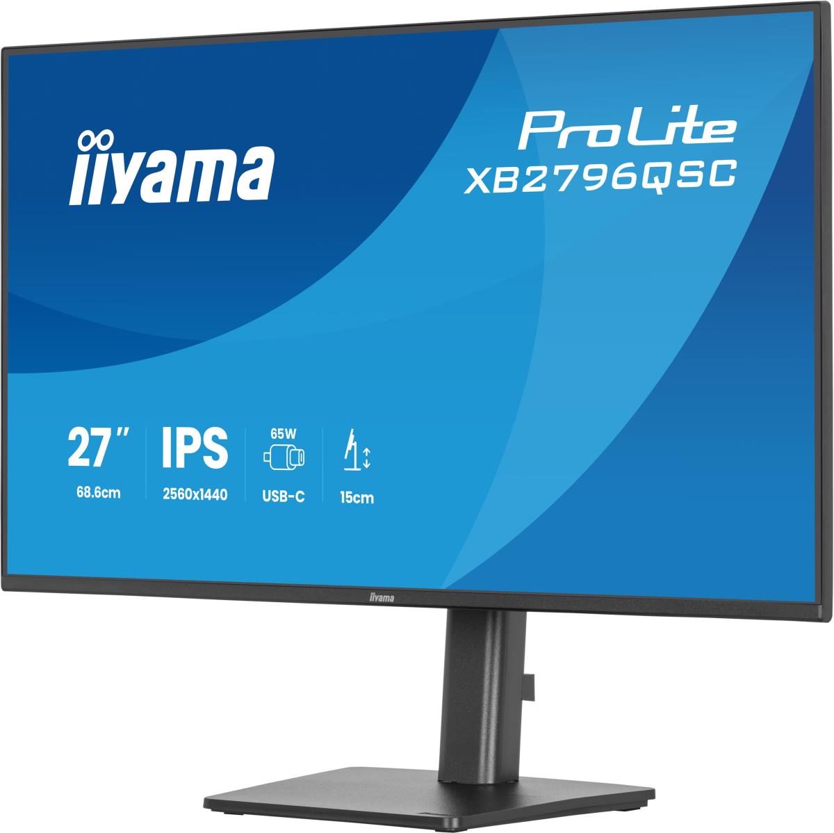 IiYAMA Desktop Monitor - ProLite XB2796QSC-B1 - 27in - 1920x1080 (FHD) - Black