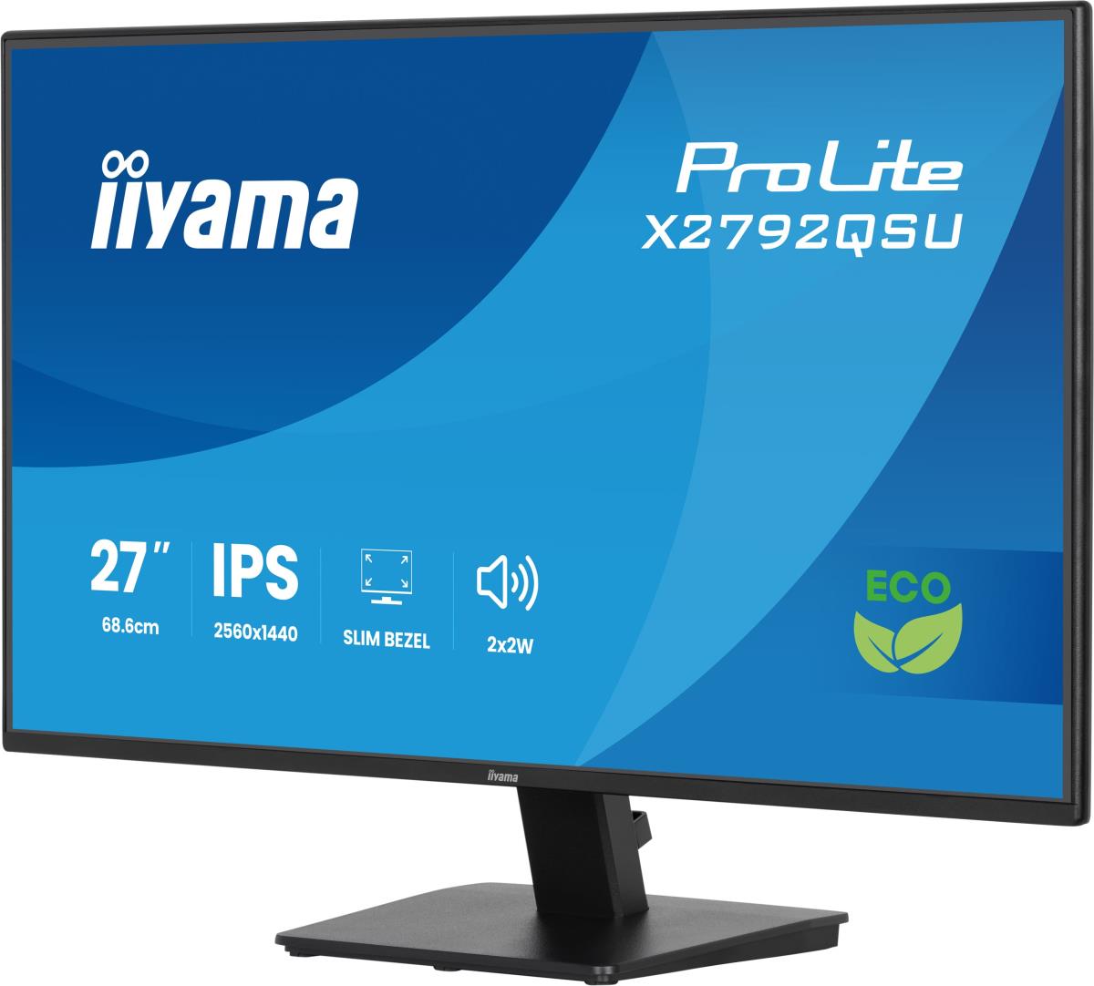 IiYAMA Desktop Monitor - ProLite X2792QSU-B1 - 27in - 2560x1440 (QHD) - Black