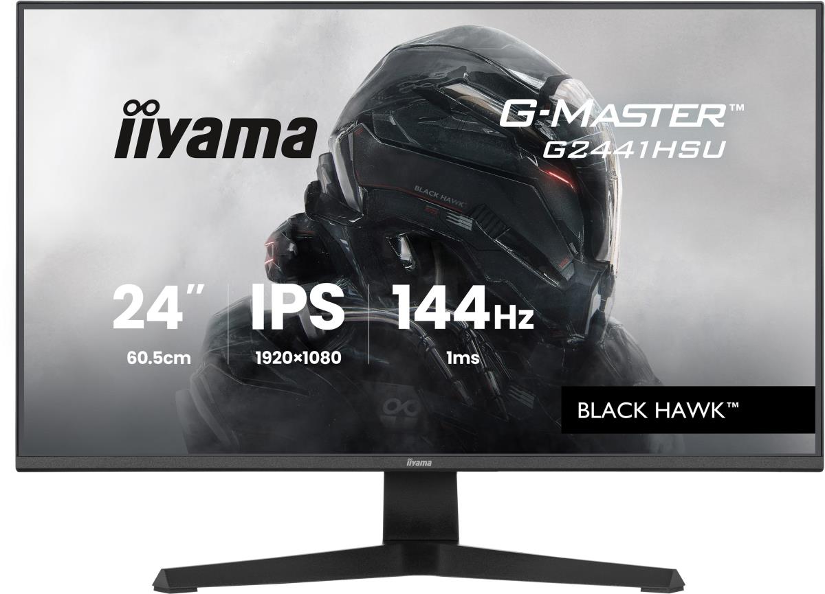 IiYAMA Desktop Monitor - G-MASTER G2441HSU-B1 - 24in - 1920x1080 (FHD) - Black