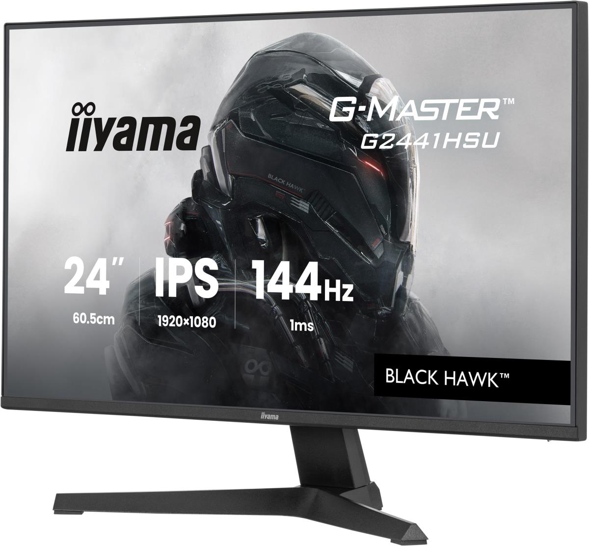 IiYAMA Desktop Monitor - G-MASTER G2441HSU-B1 - 24in - 1920x1080 (FHD) - Black
