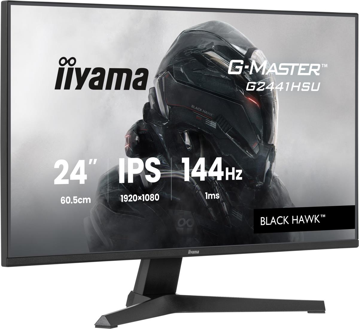 IiYAMA Desktop Monitor - G-MASTER G2441HSU-B1 - 24in - 1920x1080 (FHD) - Black