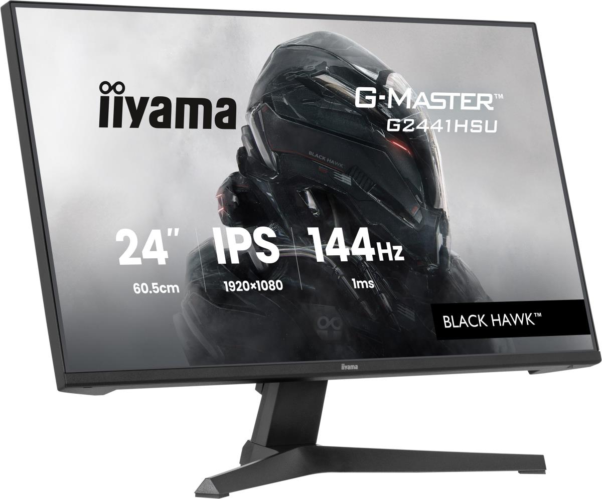 IiYAMA Desktop Monitor - G-MASTER G2441HSU-B1 - 24in - 1920x1080 (FHD) - Black