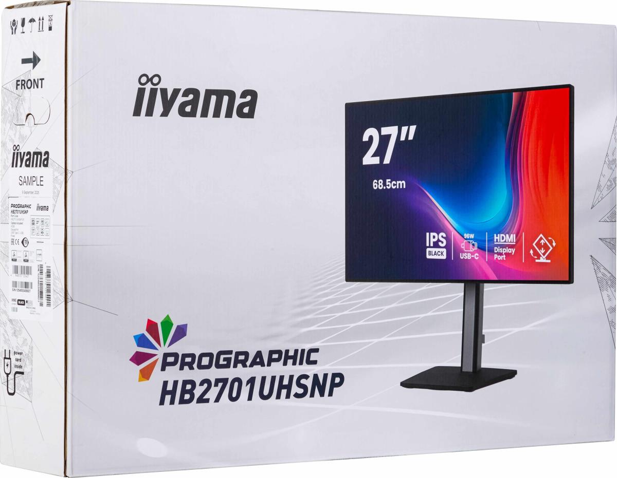 IiYAMA Desktop Monitor - ProLite HB2701UHSNP-B1 - 27in - 3840x2160 (UHD) - Black
