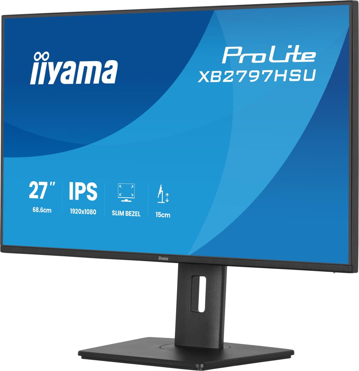 IiYAMA Desktop Monitor - ProLite XB2797HSU-B1 - 27in - 1920x1080 (FHD) - Black