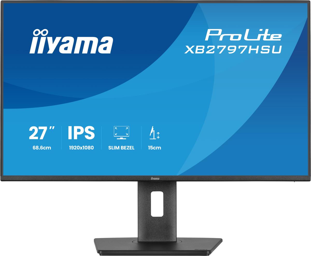 IiYAMA Desktop Monitor - ProLite XB2797HSU-B1 - 27in - 1920x1080 (FHD) - Black