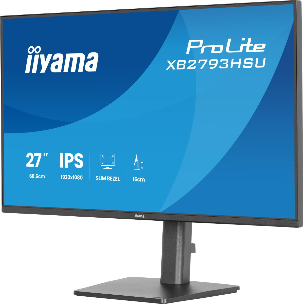 IiYAMA Desktop Monitor - ProLite XB2793HSU-B1 - 27in - 1920x1080 (FHD) - Black
