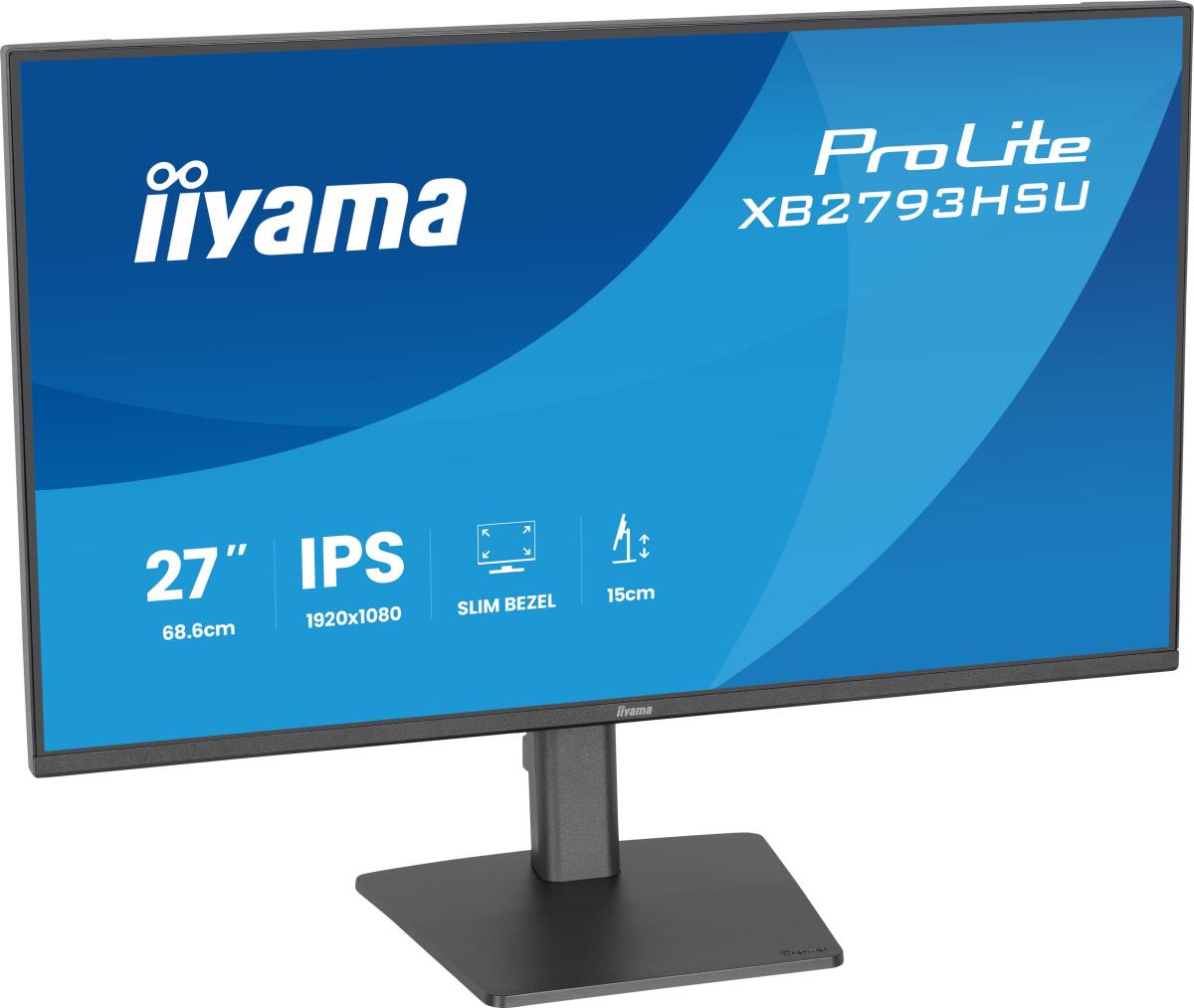 IiYAMA Desktop Monitor - ProLite XB2793HSU-B1 - 27in - 1920x1080 (FHD) - Black
