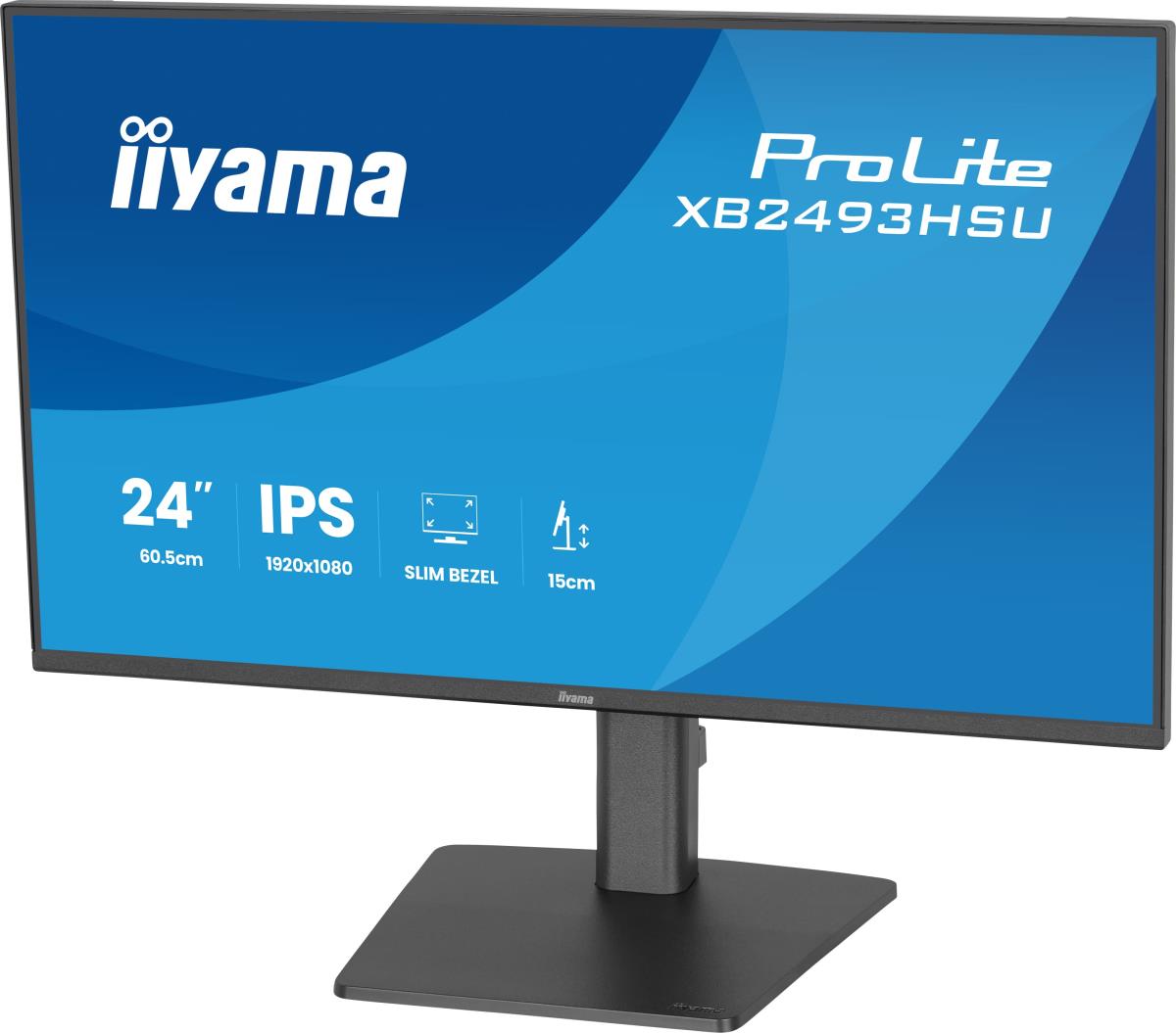 IiYAMA Desktop Monitor - ProLite XB2493HSU-B1 - 24in - 1920x1080 (FHD) - Black