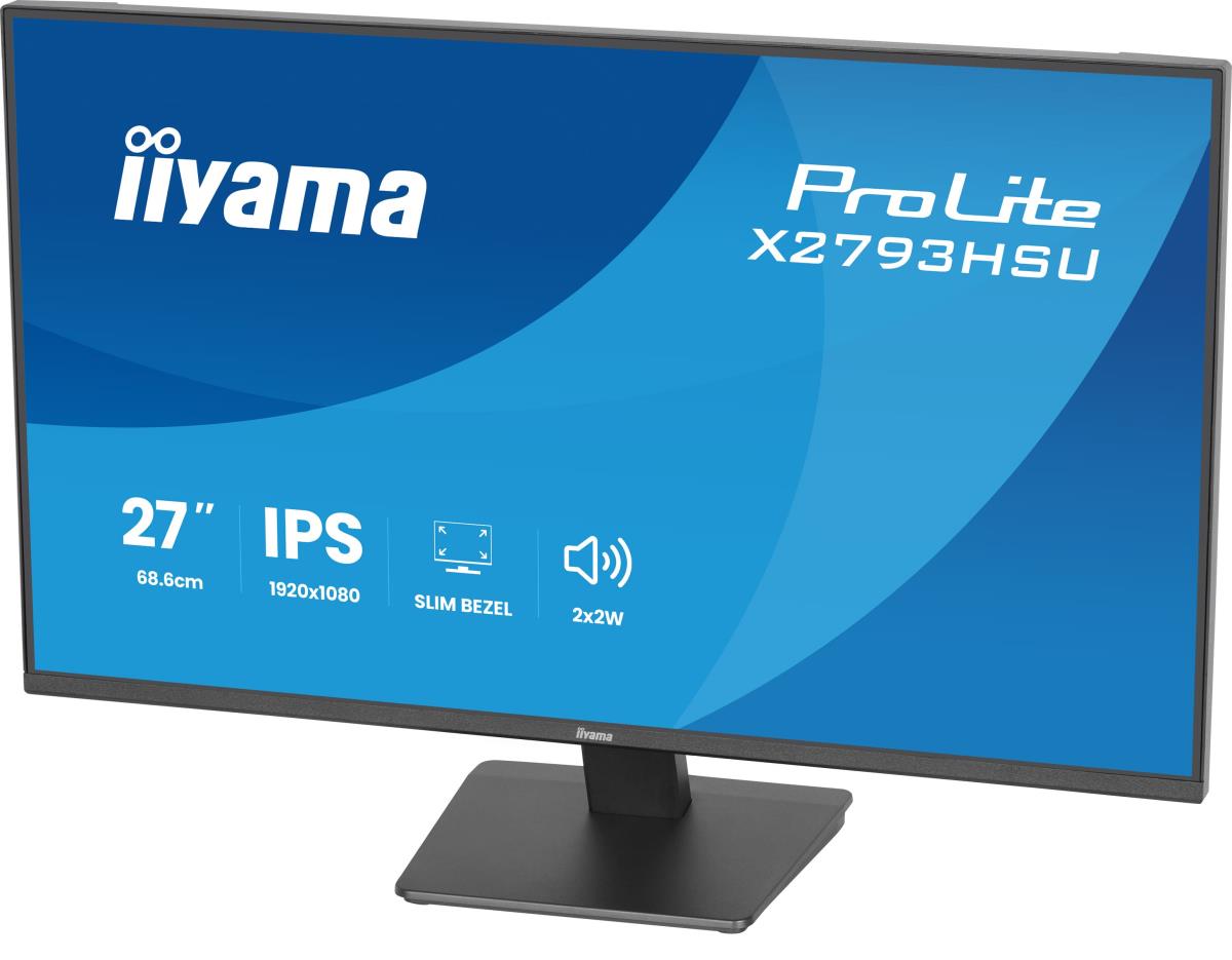IiYAMA Desktop Monitor - ProLite X2793HSU-B1 - 27in - 1920x1080 (FHD) - Black